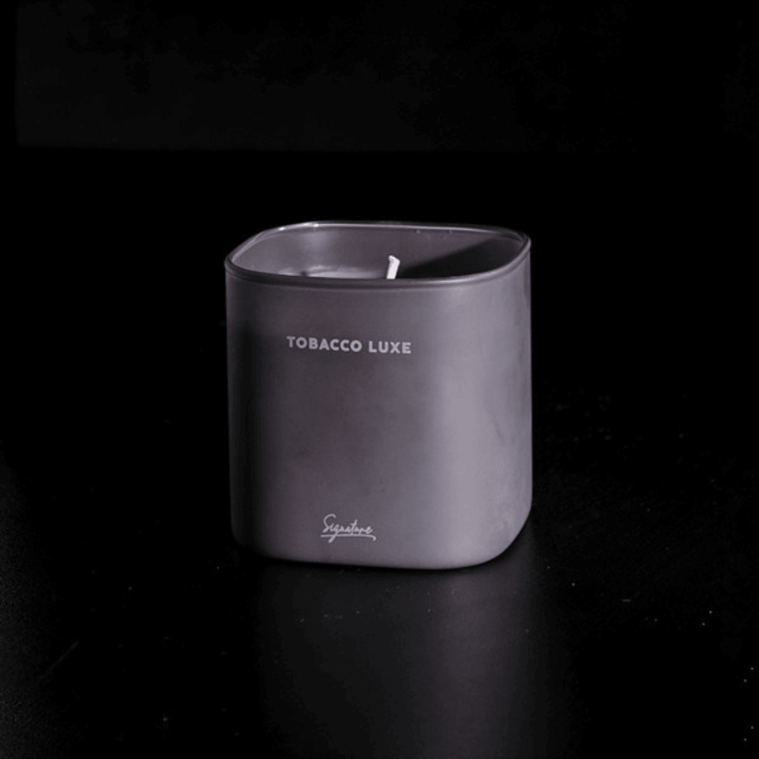 Spiced Woods & Aged Tobacco Scented Tobacco Luxe Candle