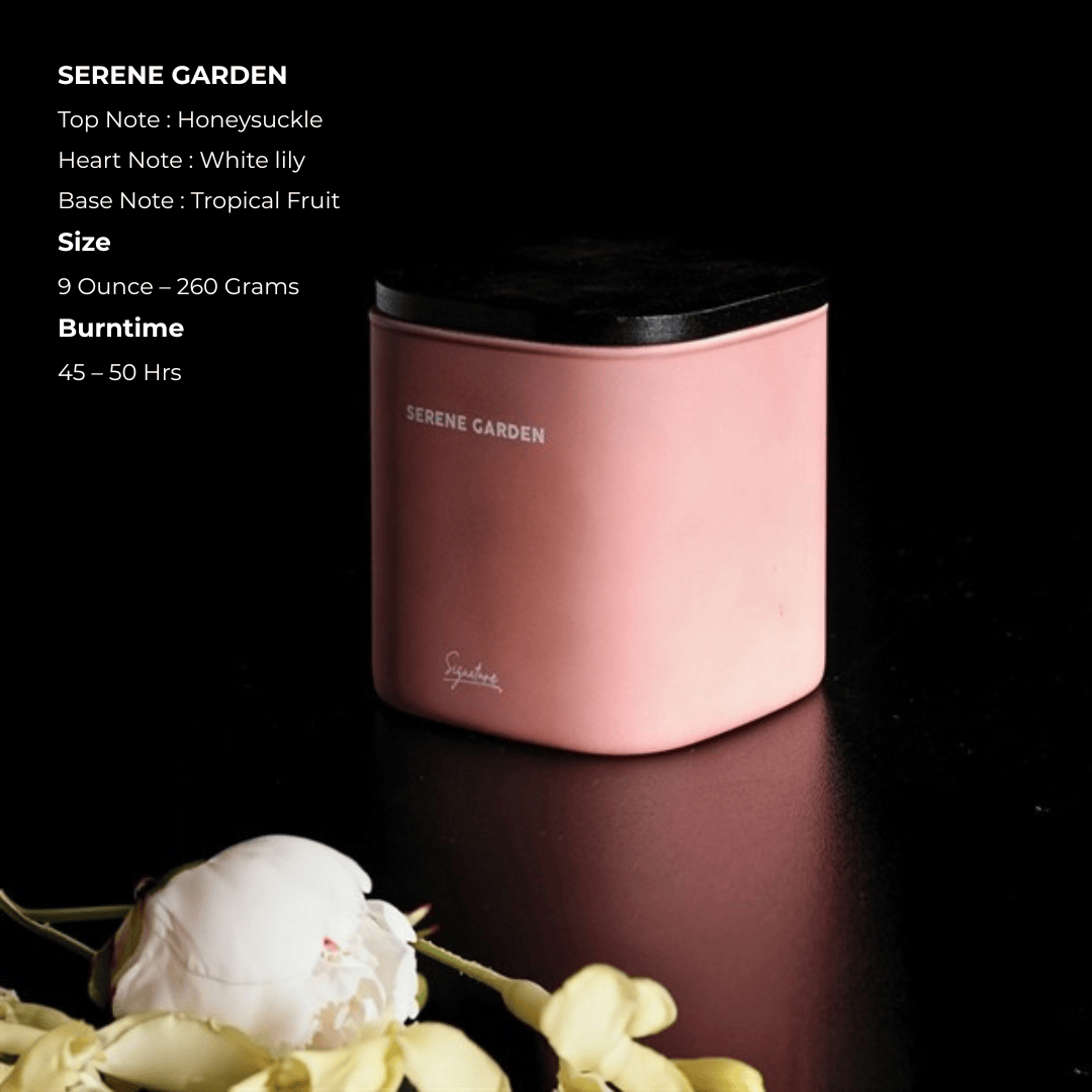 Honeysuckle Lily & Tropical Fruit Soy Serene Garden Candle