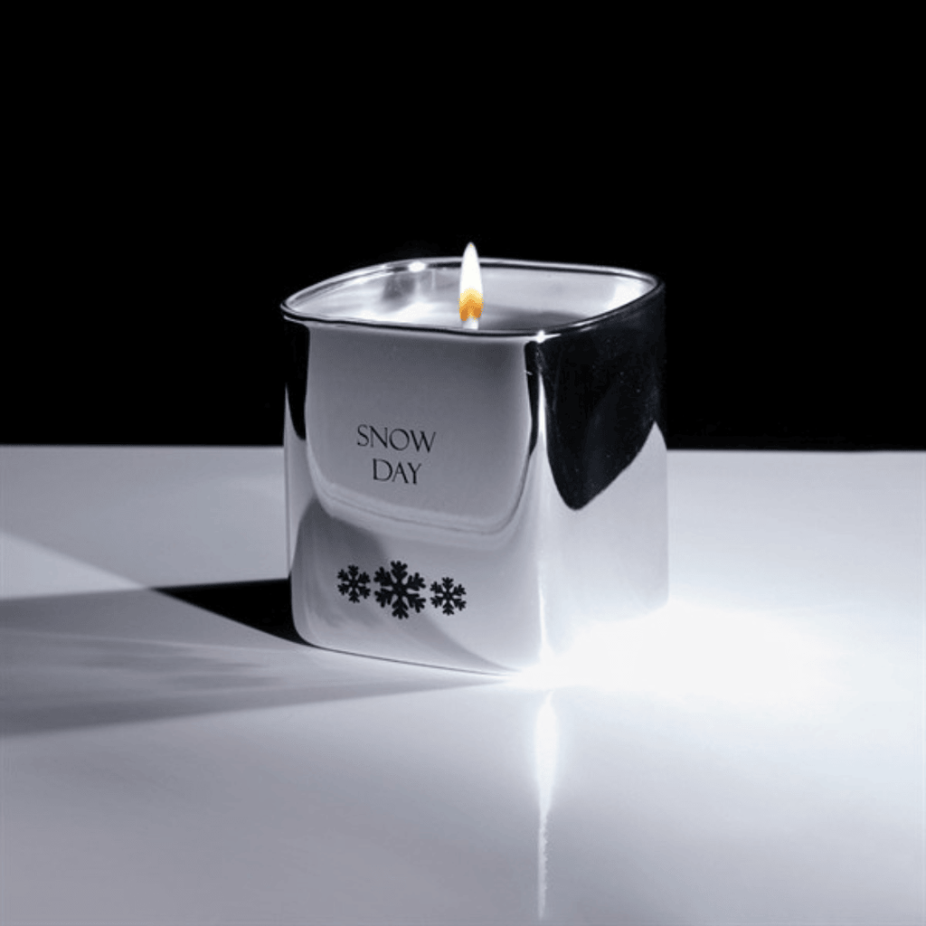 Limited Christmas Crisp Winter Air Raspberry & Sweet Pea Snow Day Scent Candle