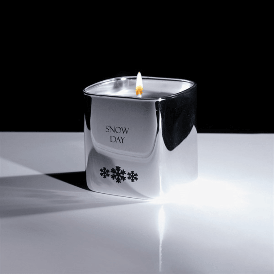 Limited Christmas Crisp Winter Air Raspberry & Sweet Pea Snow Day Scent Candle