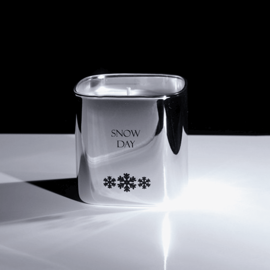 Limited Christmas Crisp Winter Air Raspberry & Sweet Pea Snow Day Scent Candle