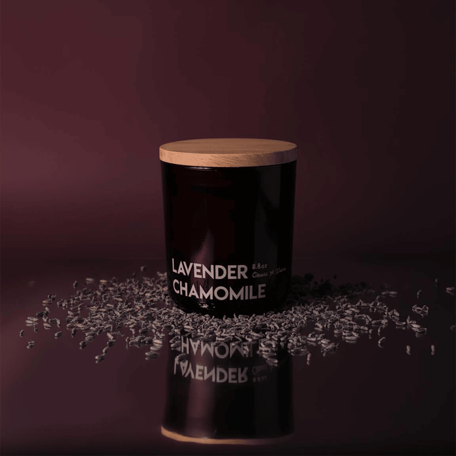 Soy Calming & Floral Lavender Chamomile Scented Candle