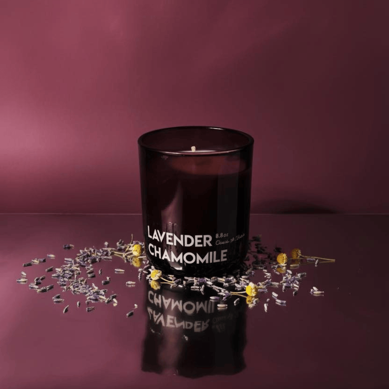 Soy Calming & Floral Lavender Chamomile Scented Candle