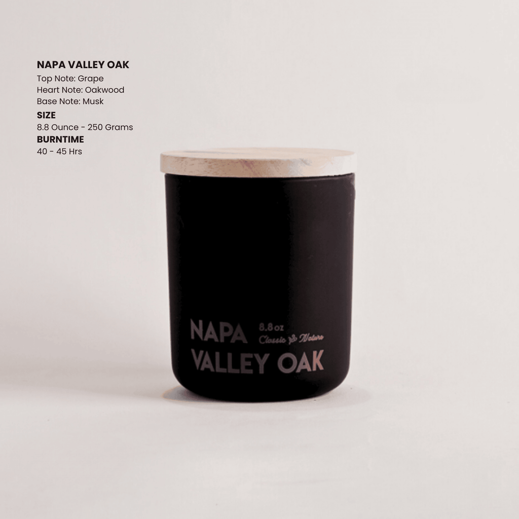 Soy Earthy & Woody Napa Valley Oak Scented Candle