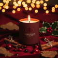 Warm & Festive Spiced Fruit Scent Christmas Morning Candle
