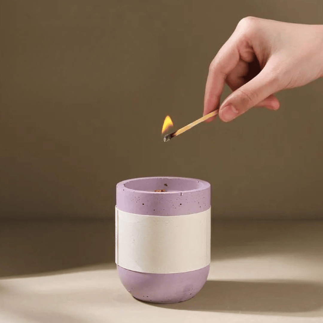 Sea Salt & Jasmine Orchid Floral Marine Scented Candle