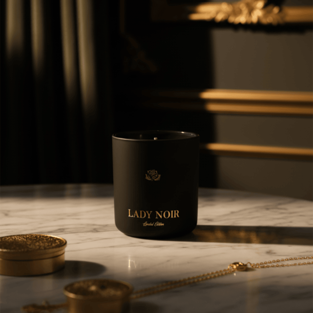 Black Sand & Black Rose Dark Floral Lady Noir Scented Candle