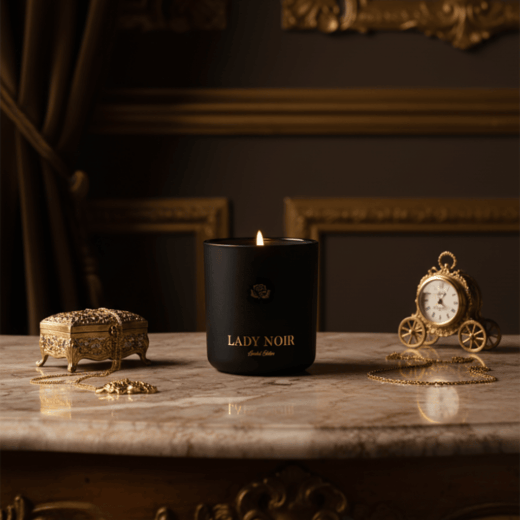 Black Sand & Black Rose Dark Floral Lady Noir Scented Candle