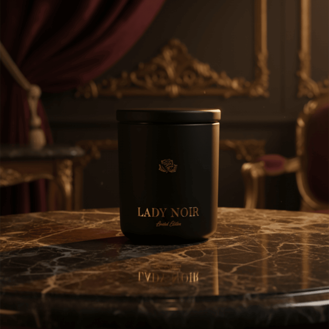 Black Sand & Black Rose Dark Floral Lady Noir Scented Candle