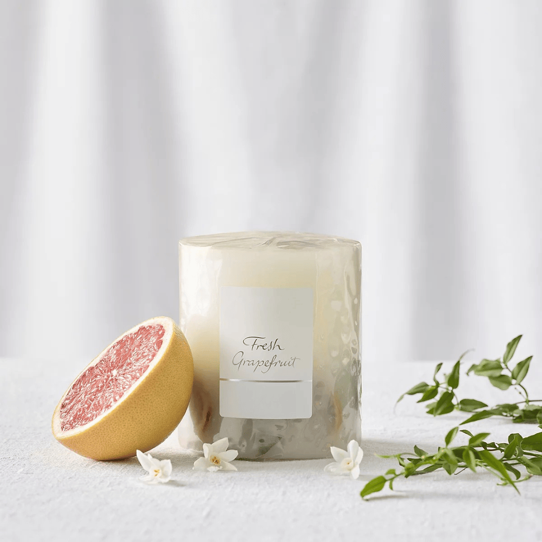 Grapefruit & Jasmine Citrus Floral Scented Candle