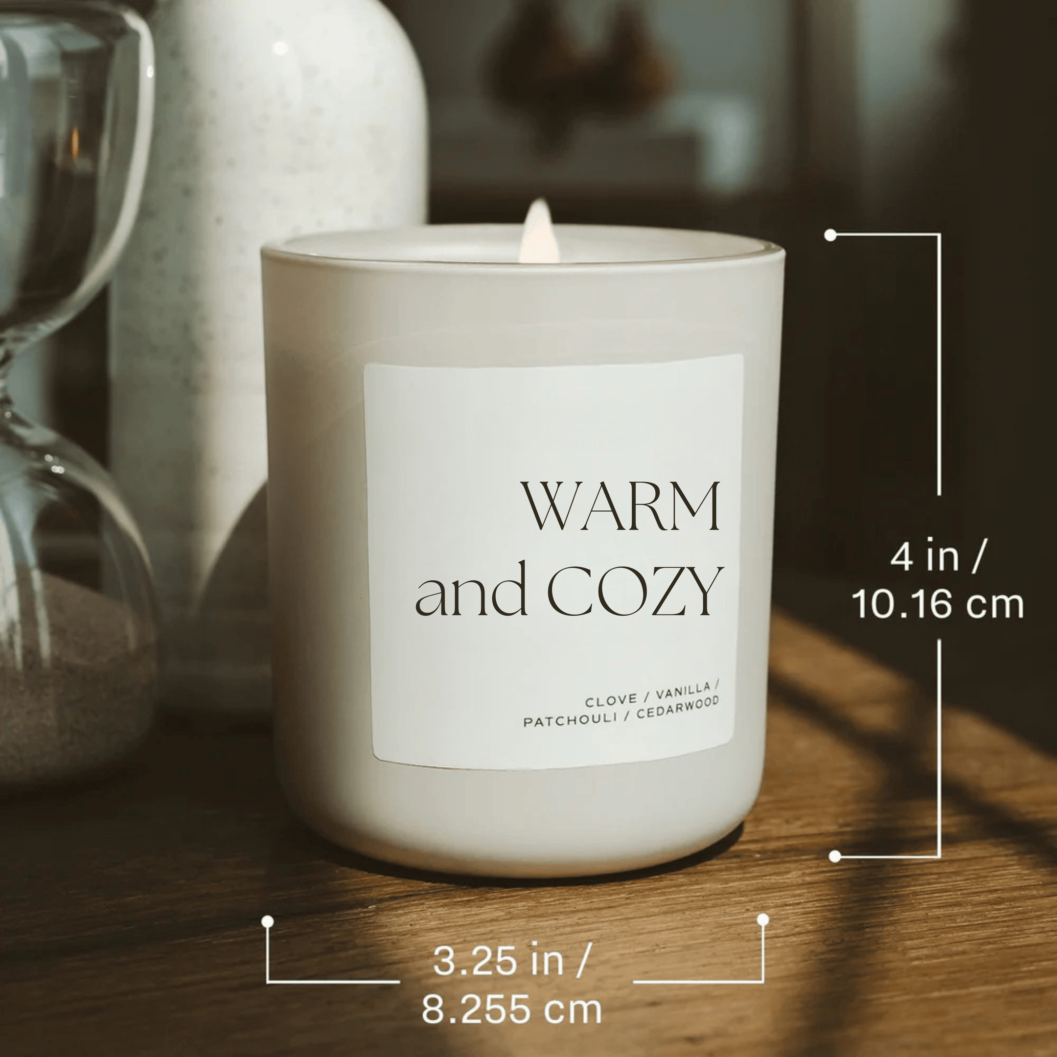 Orange, Cinnamon, Clove & Pine Warm and Cozy Scented Candle