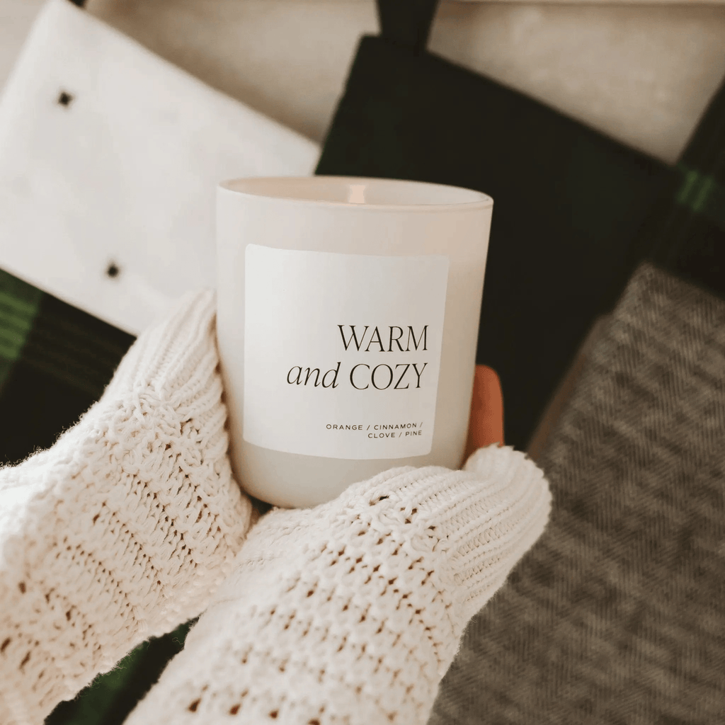 Orange, Cinnamon, Clove & Pine Warm and Cozy Scented Candle