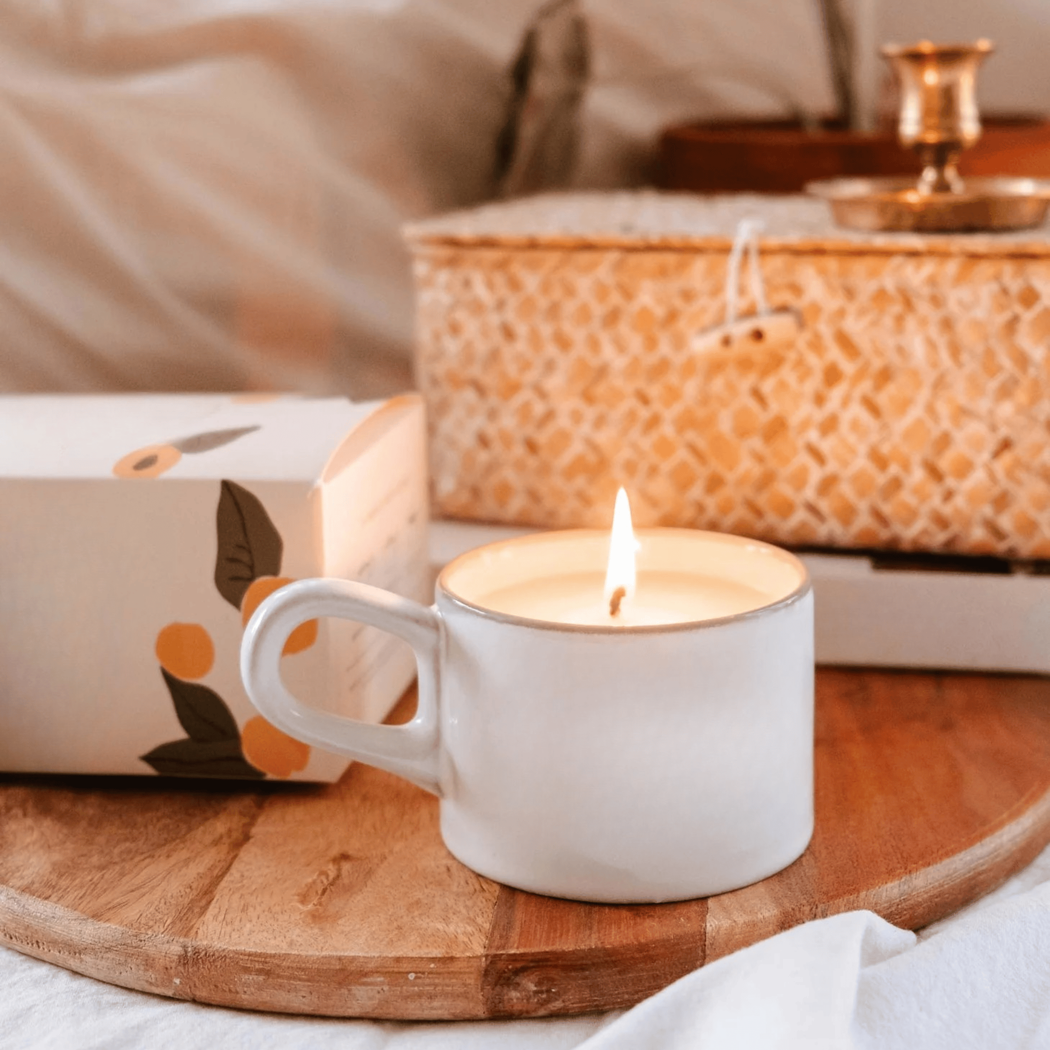 Unisex Scented Fig, Blackcurrant & Amber Cielo Reusable Candle Cup