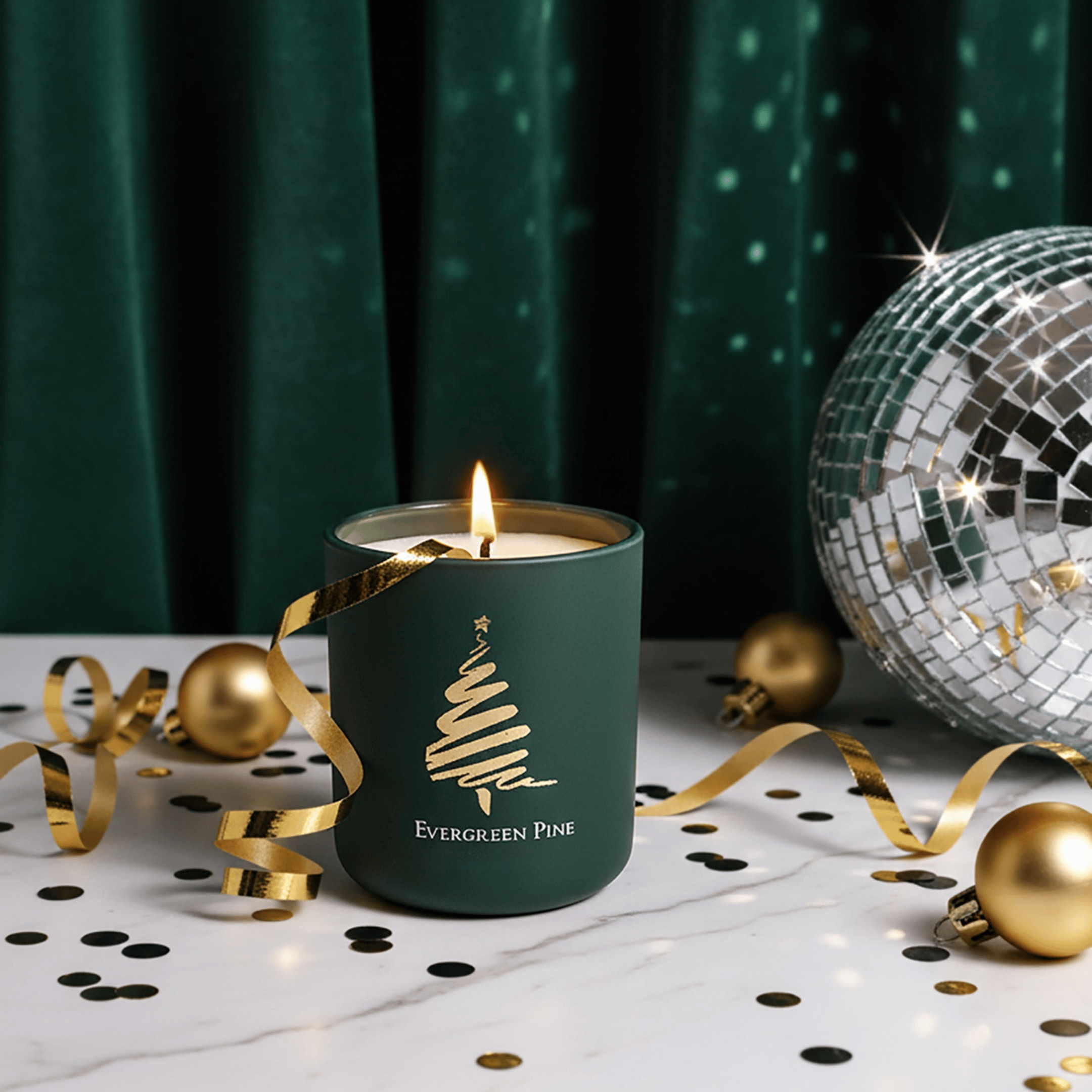 Limited Winter Pine Leaf, Balsam & Musk Evergreen Pine Scented Candle