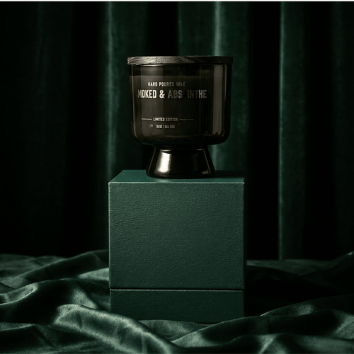A Velvet Symphony of Dark Oud & Smoked & Absinthe Candle