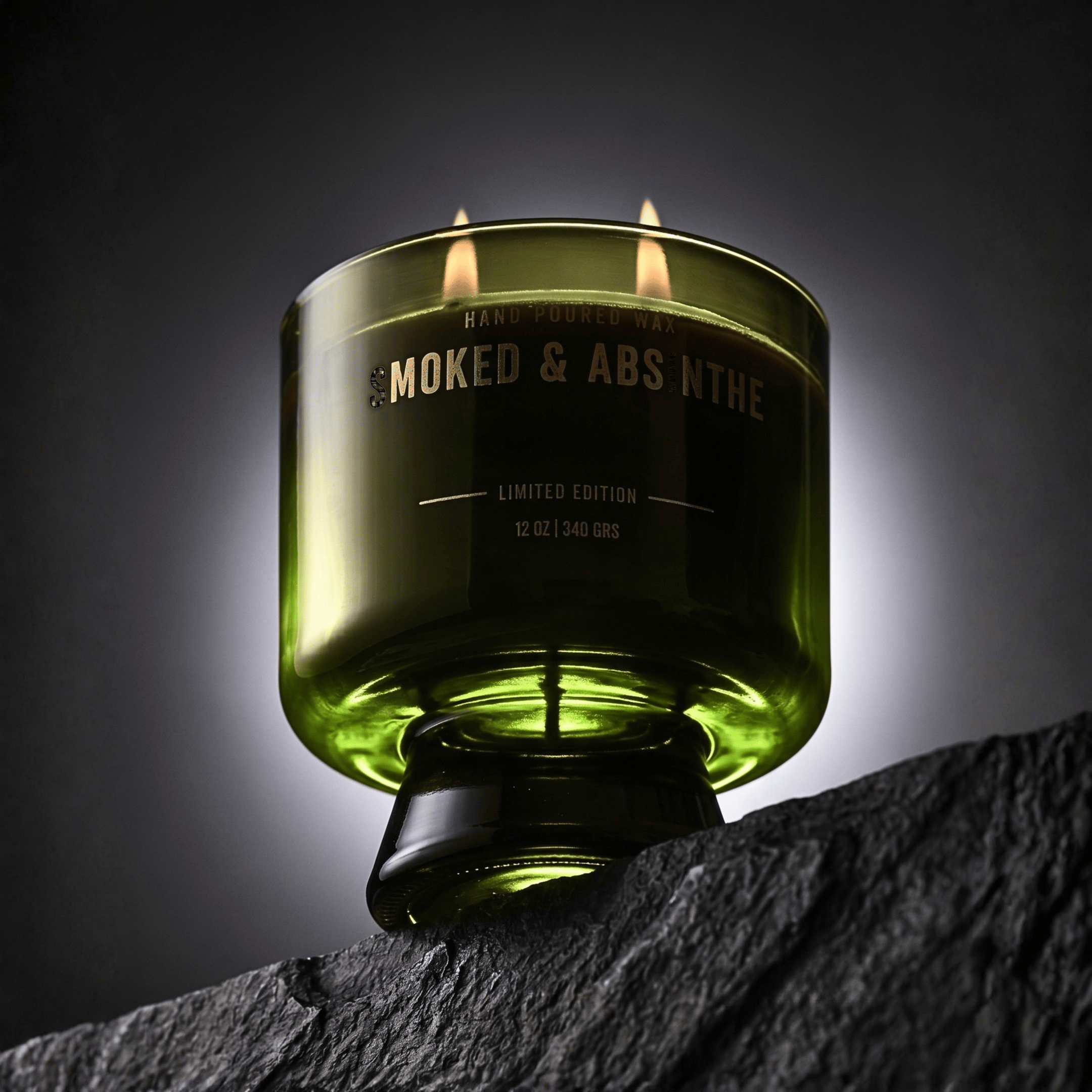 A Velvet Symphony of Dark Oud & Smoked & Absinthe Candle