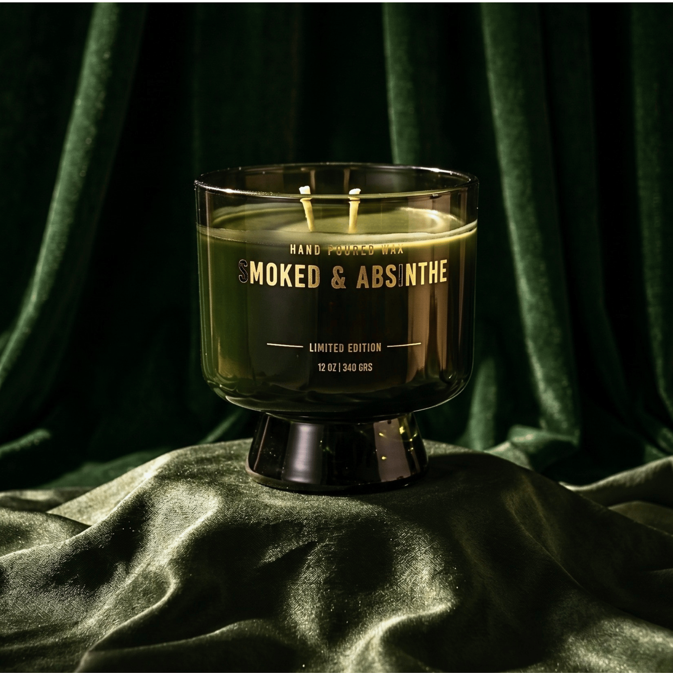 A Velvet Symphony of Dark Oud & Smoked & Absinthe Candle
