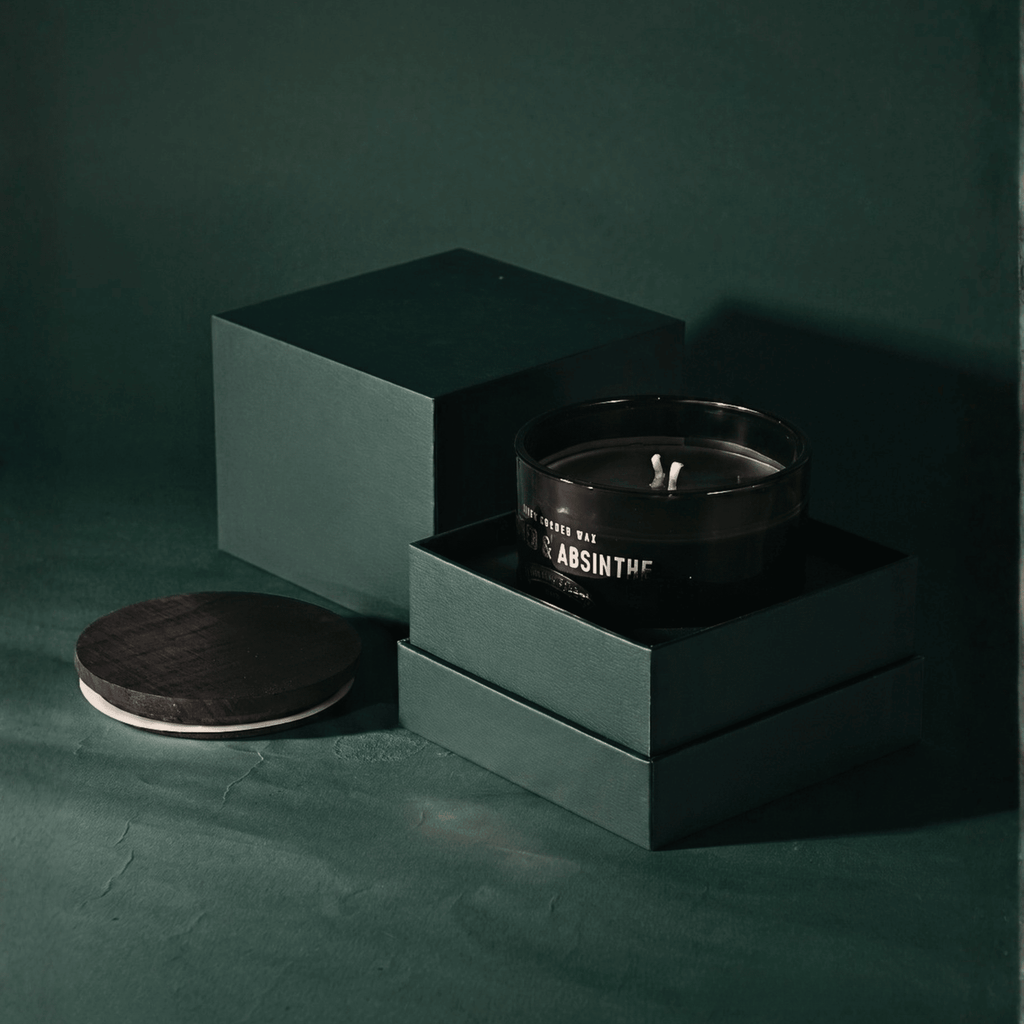 A Velvet Symphony of Dark Oud & Smoked & Absinthe Candle