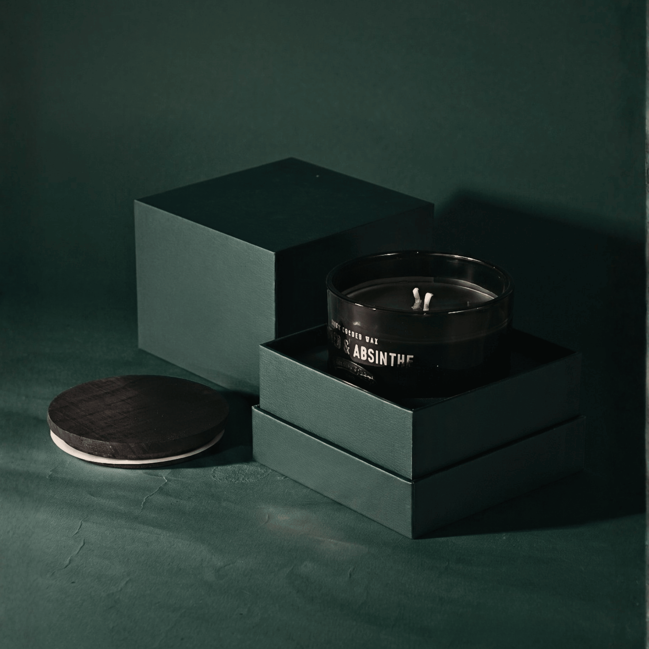 A Velvet Symphony of Dark Oud & Smoked & Absinthe Candle