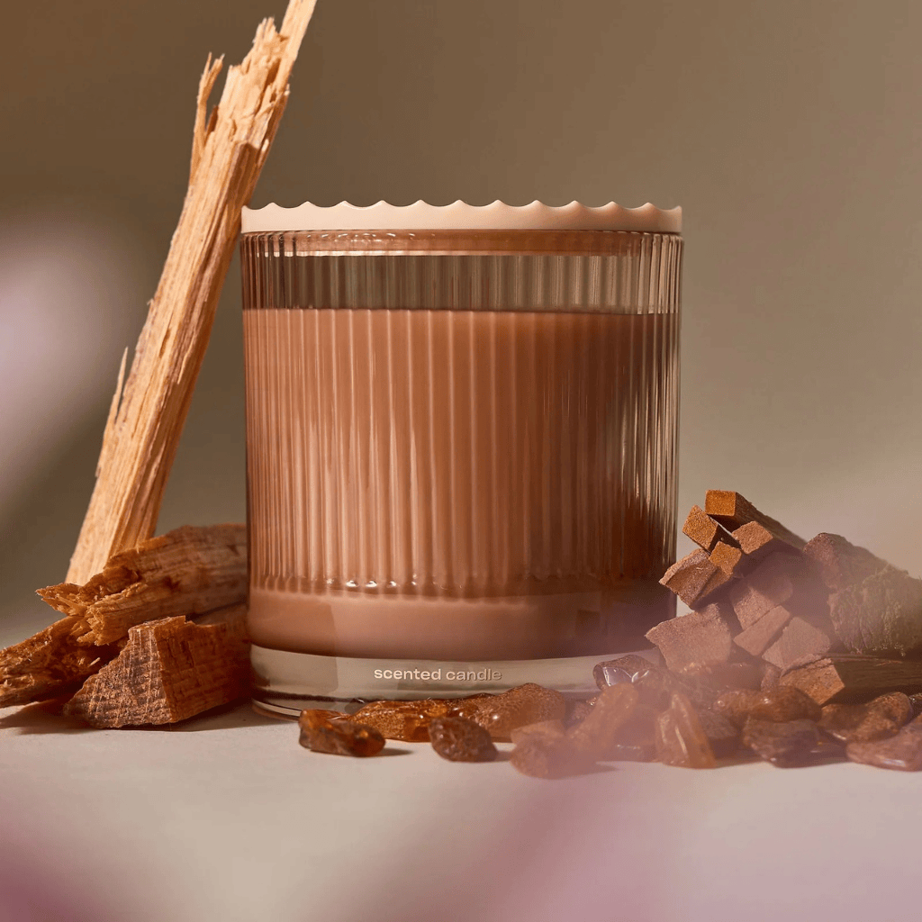 The Silent Sanctuary Ethereal Lily, Velvet Musk & Golden Amber Candle