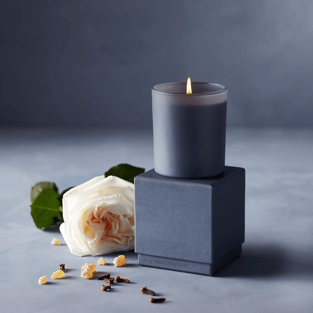 Velvet Rose, Spicy Clove & Earthy Frankincense Scented Candle