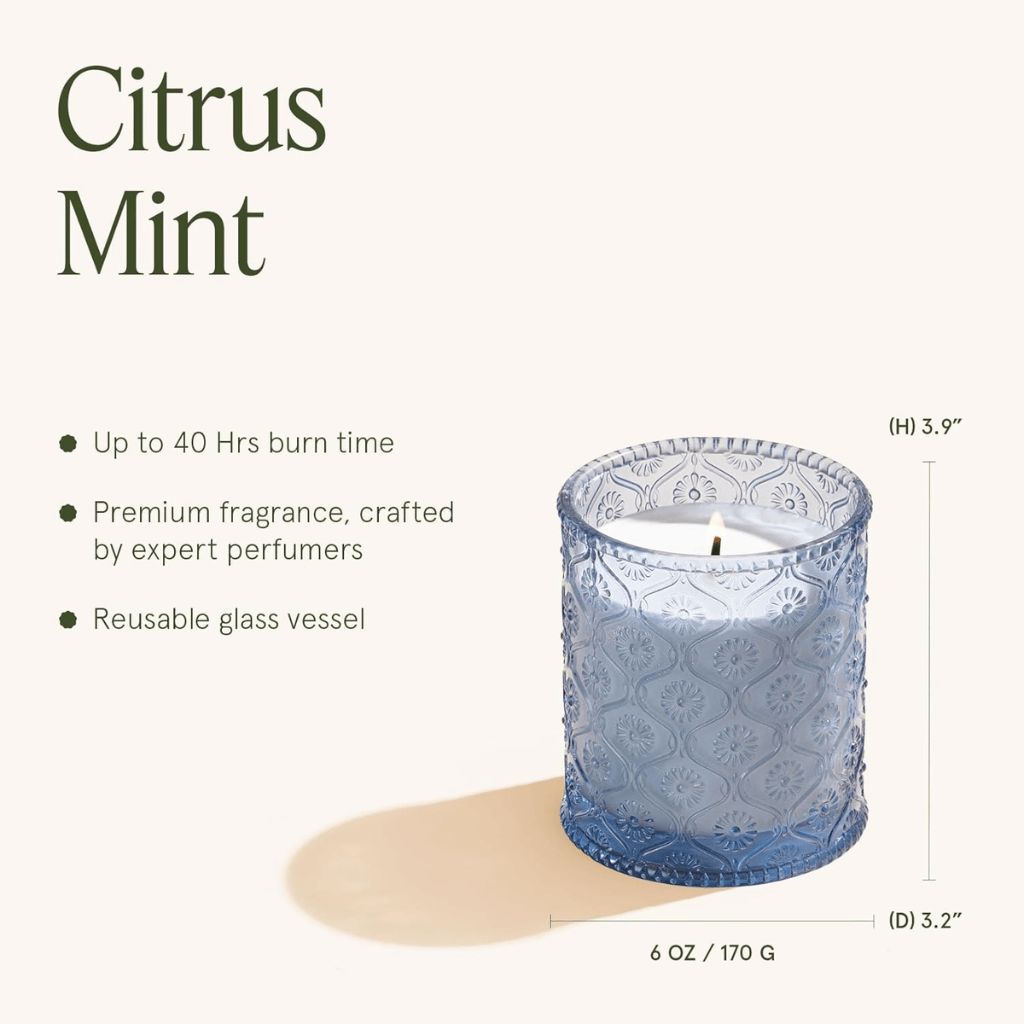 Yuzu, Refreshing Mint & Warm Tonka Citrus Mint Candle