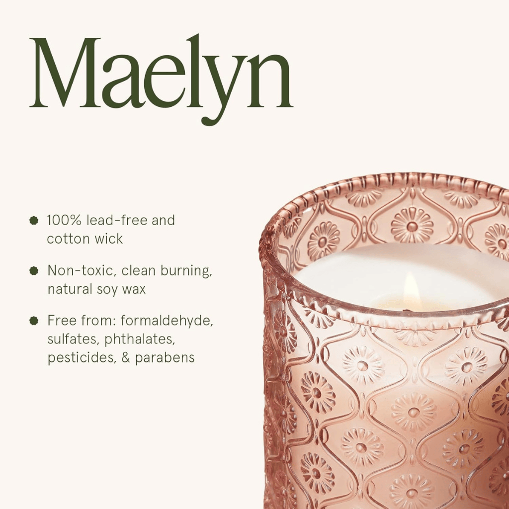 Blooming Rose & Warm Sandalwood Cherry Sakura Candle