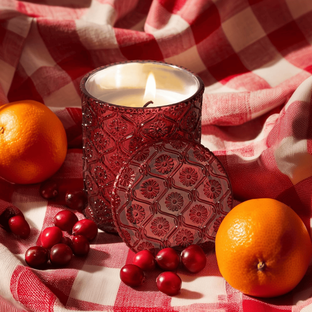 Ruby Berry Bliss Notes of Mandarin, Cranberry & Plum Scented Candle