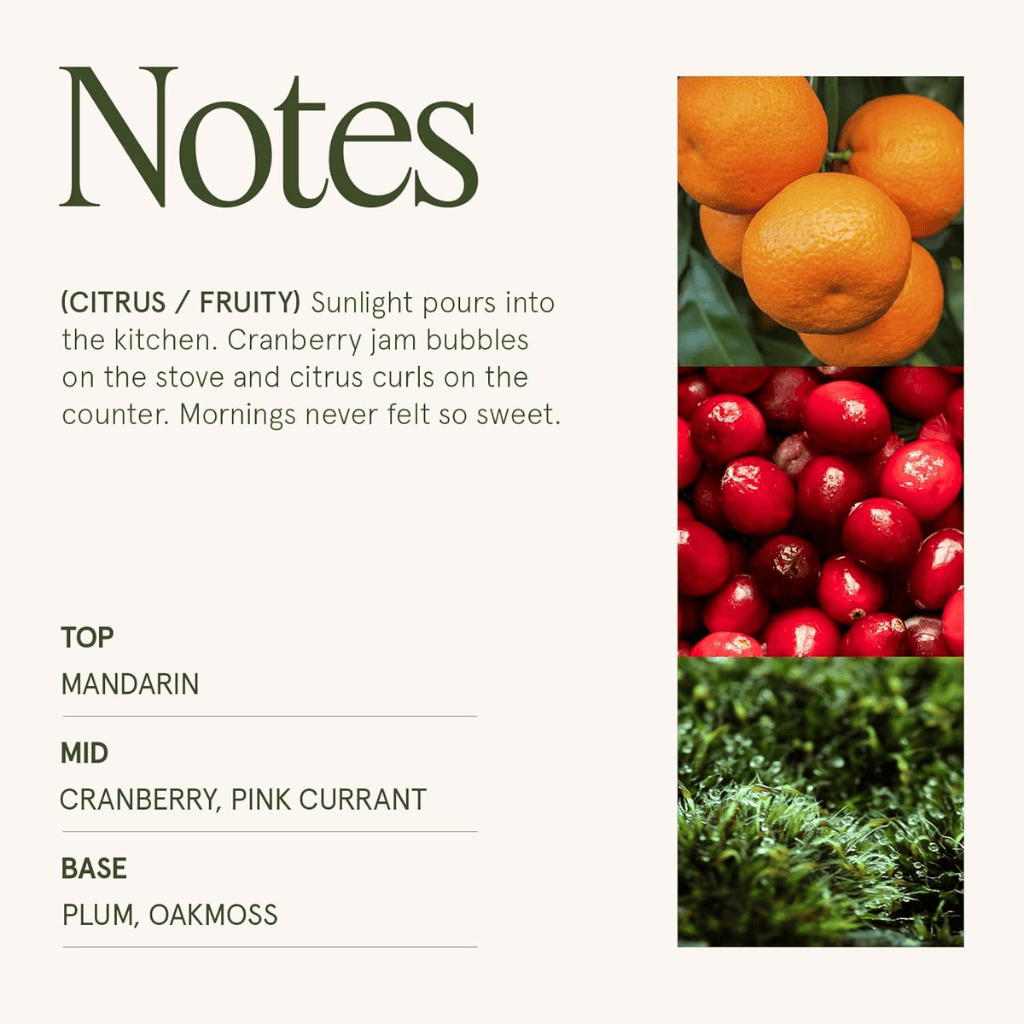 Ruby Berry Bliss Notes of Mandarin, Cranberry & Plum Scented Candle