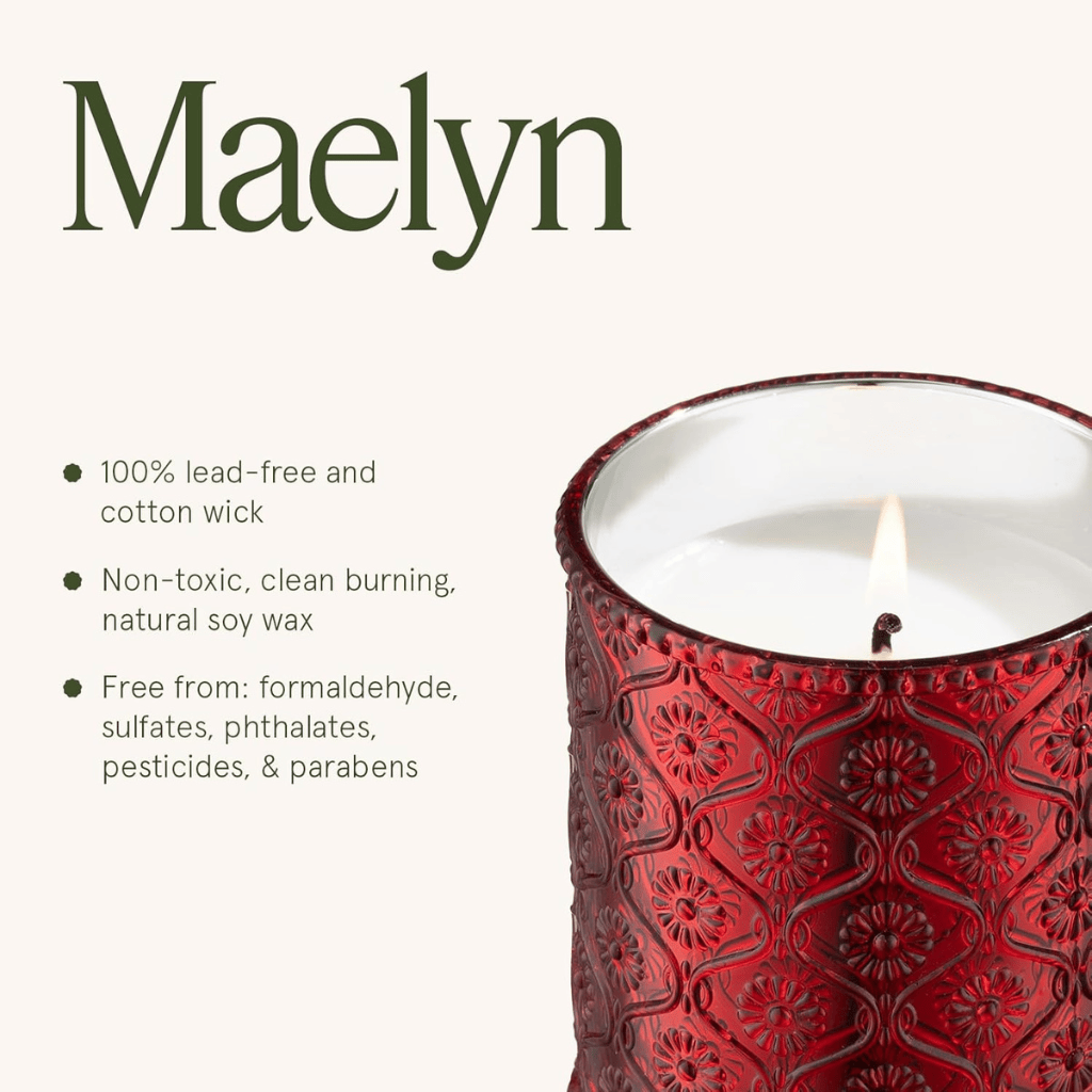 Ruby Berry Bliss Notes of Mandarin, Cranberry & Plum Scented Candle