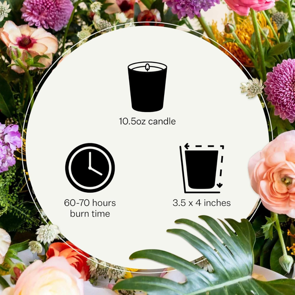 White Musk, Dew Drops, and Lily of the Valley Canvas Scented Candles