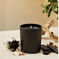 Perfume-Grade Essential Oils Cedarwood, Sandalwood, Oud & Amber Charcoal Candles